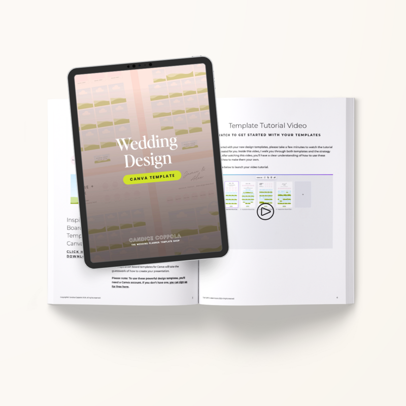 Wedding Planner Inspiration Board Tempaltes in Canva 5