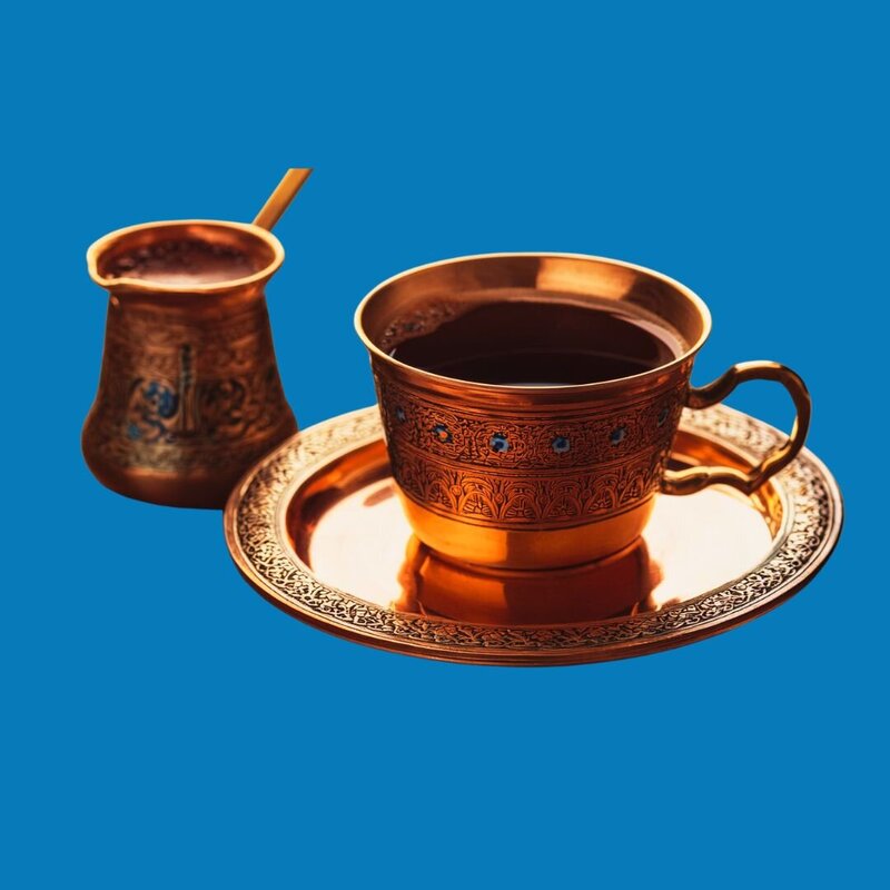 Santorini Coffee Experience in Star of Santorini Shop Symbolizing Mediterranean Tradition