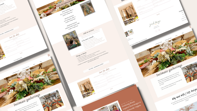 showit website mock up
