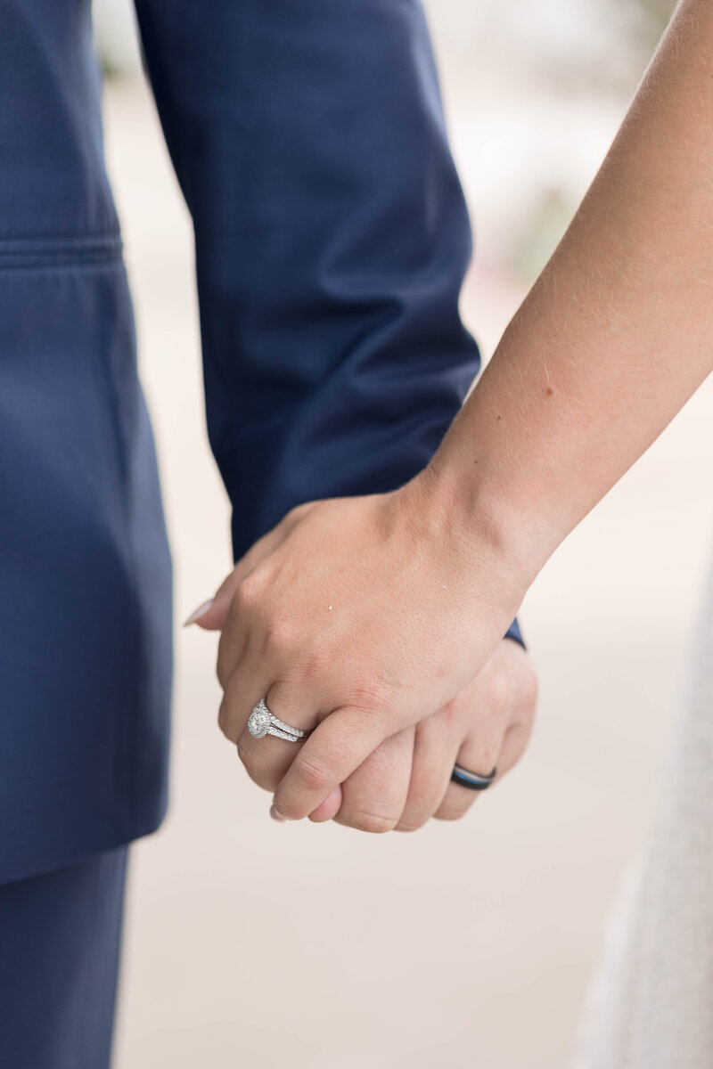 Dallas-Fort Worth bride and groom portrait by The Elegant Wedding Co.