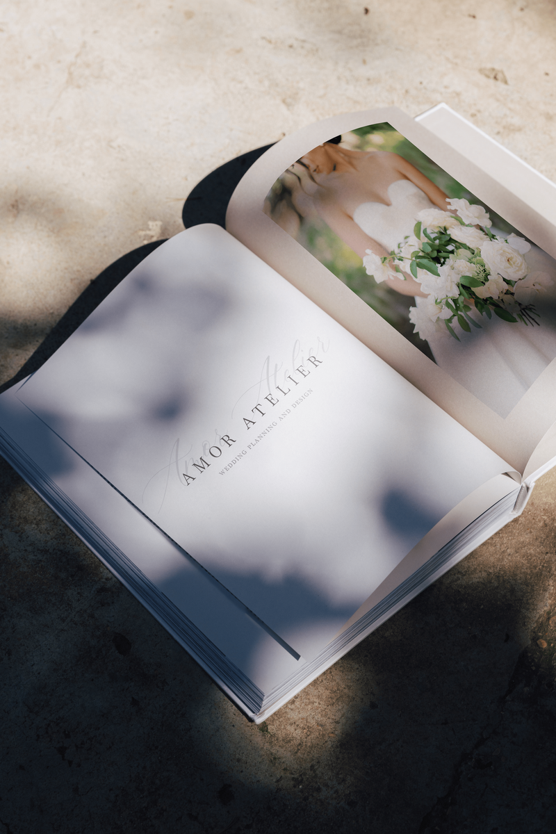 Amor Atelier logo and branding 