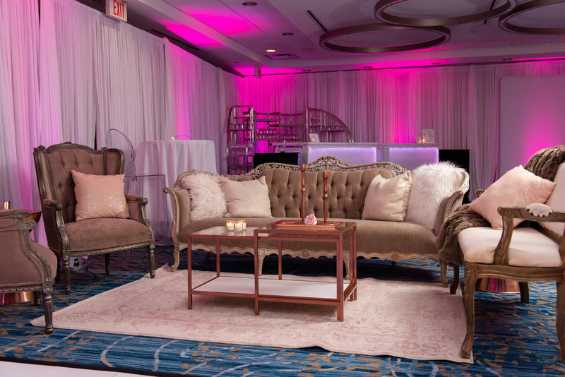 Lounge Furniture around dance floor