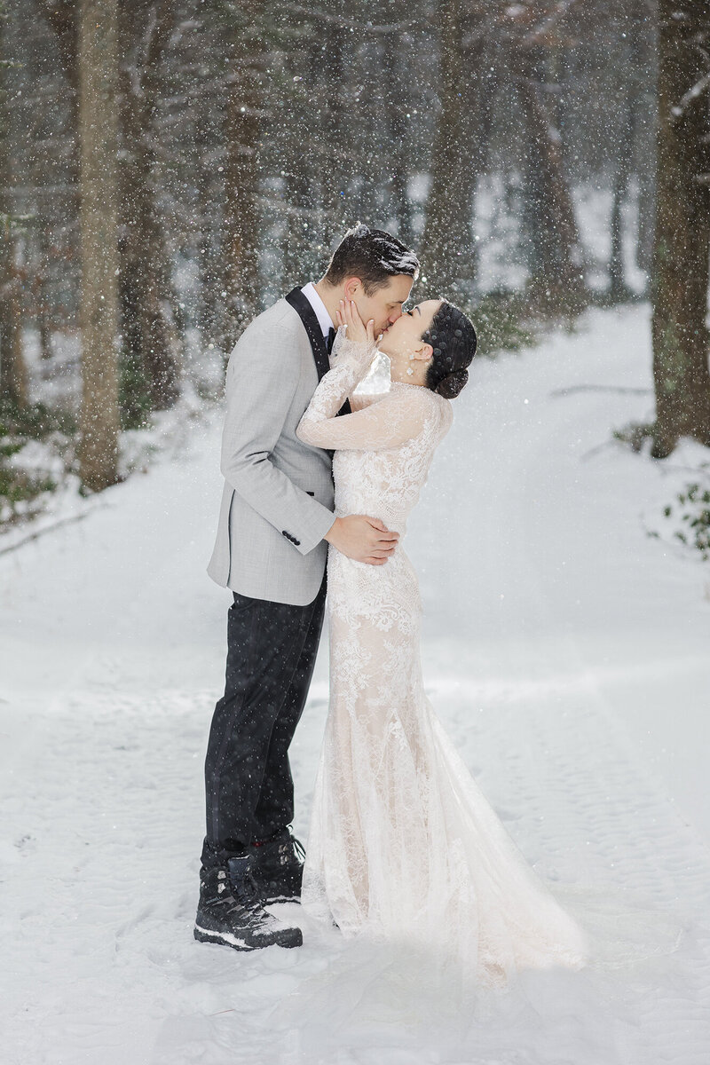 Winter wedding photography in the Hudson Valley