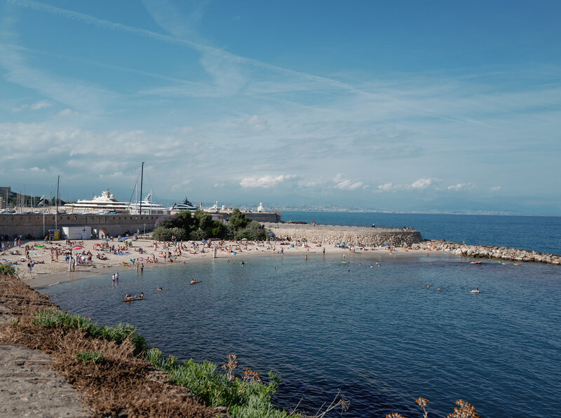 ceremony site at Devil's Thumb Ranch wedding in the summer 