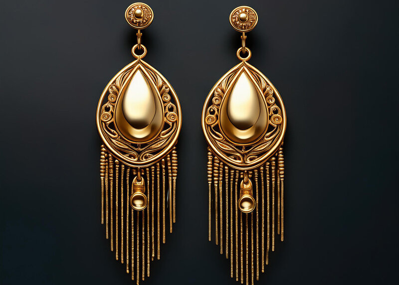 Branded Gold Dangling Graphic in Goddess Star Template Representing Resilence
