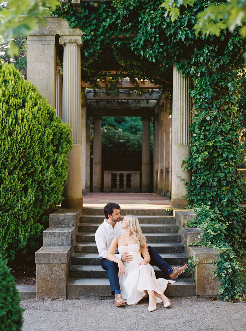Fine art Newport engagement session