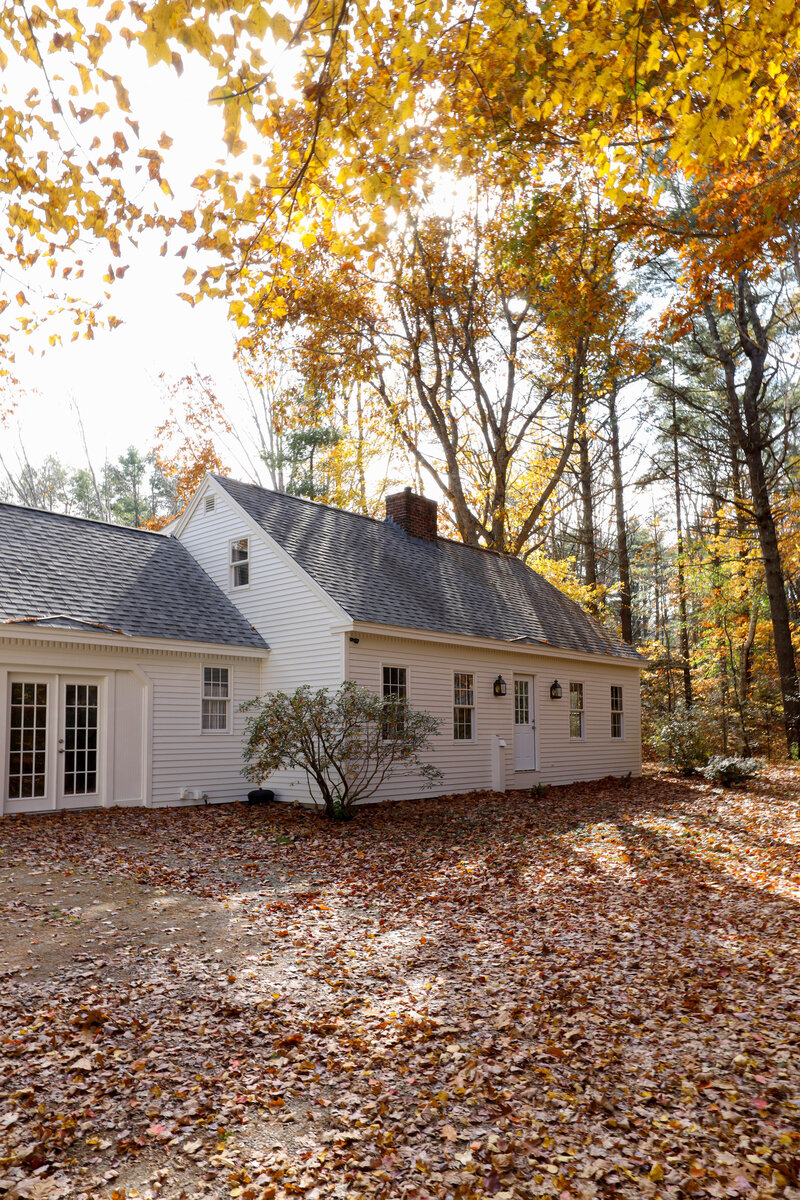 A Cape Cod historic home renovation by Nadine Stay. Maine home makeover.