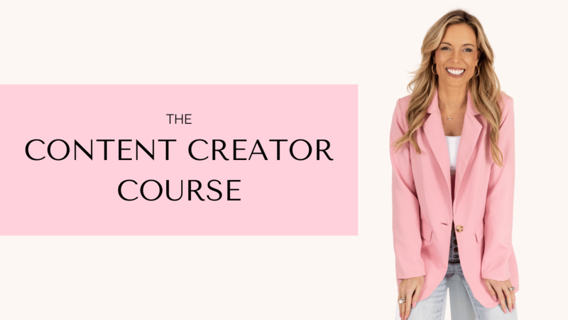Content Creator Course