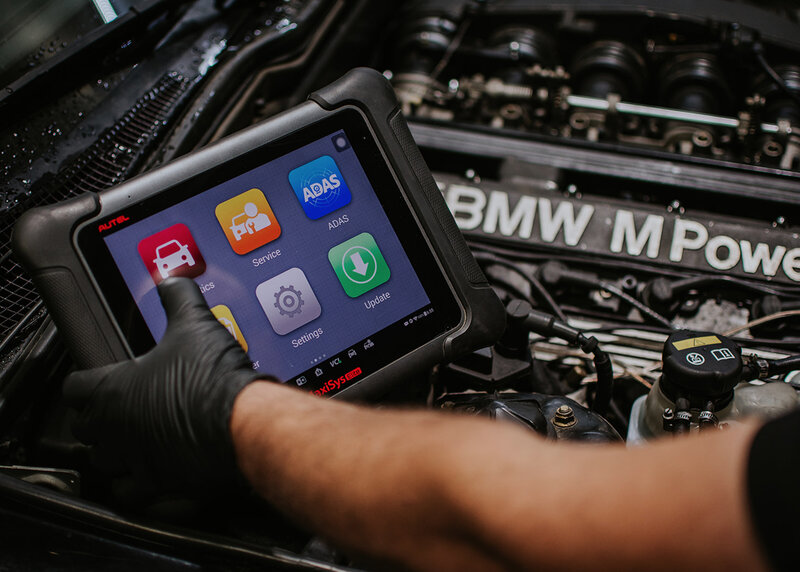 BMW engine diagnostics service