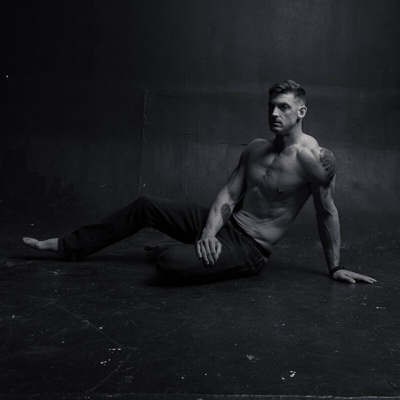 Houston Fitness Photographer BW Letter AB-37
