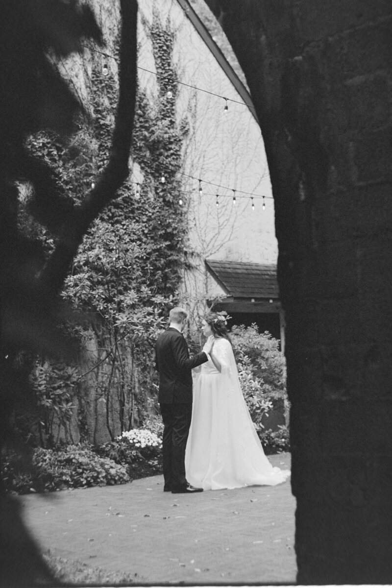 beautiful wedding on film with a vintage feel