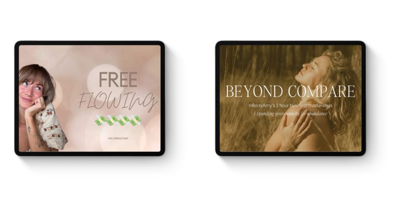 masterclasses to help women step into their authenticity, becoming the permission slip for others