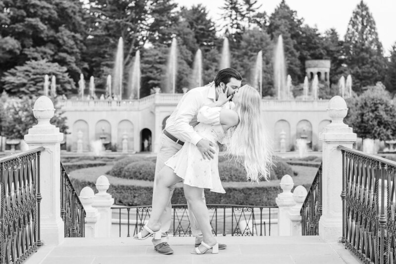 Longwood Gardens - Sonny and Brooke Engagement Session-26
