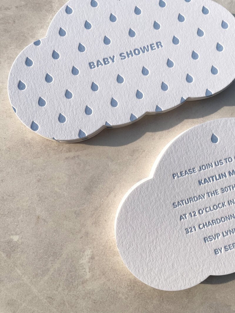 cute  baby shower invitation for a girl or boy