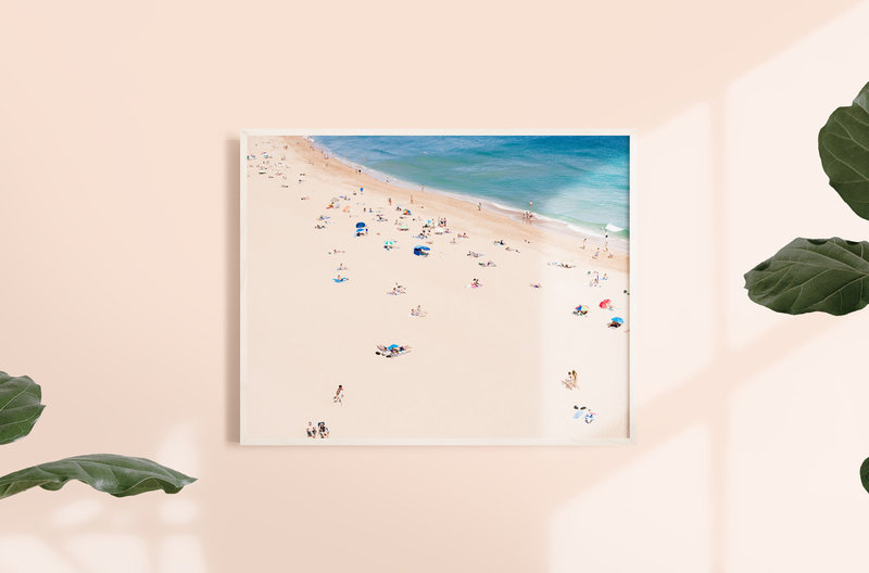 Erin-Sousa-Print_Albufeira-City-Beach-1-Framed