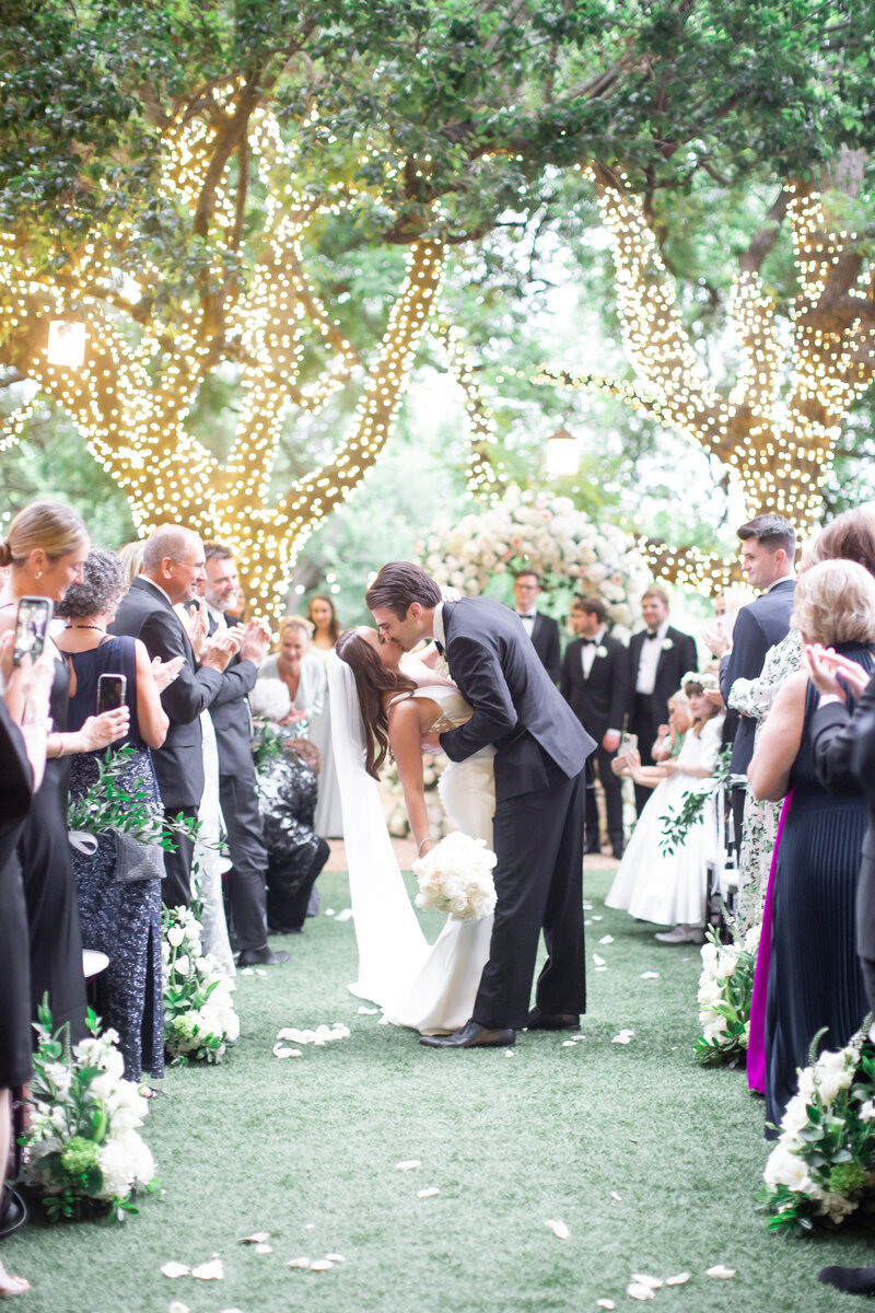 Wedding ceremony at Four Seasons Hotel Austin