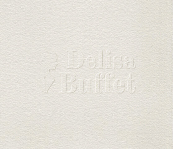 Maquette de présentation de l'identité visuelle de Delisa Buffet, qui représente une page de livre embossé avec le logo de la marque.