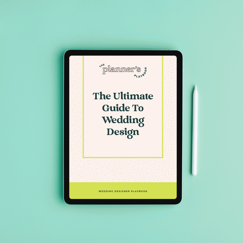 The Ultimate Guide To Wedding Design - Playbook