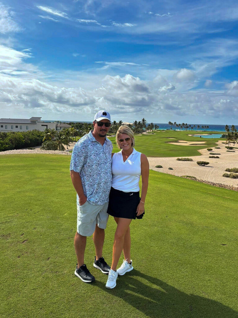 Honeymooners raving over their experience or being stress-free, beautiful, and accommodating to their golf preferences. Tailored Oasis Travel Co.