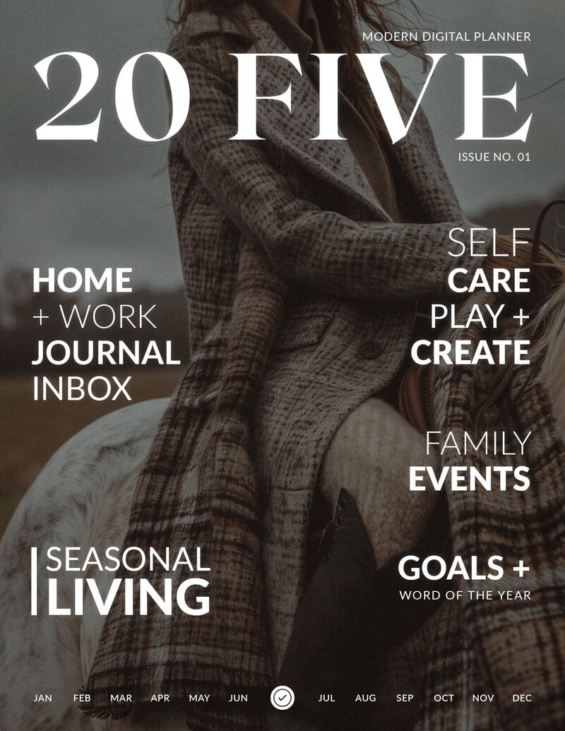 20 Five Digital Planner No 19 by Click 2 Plan-1