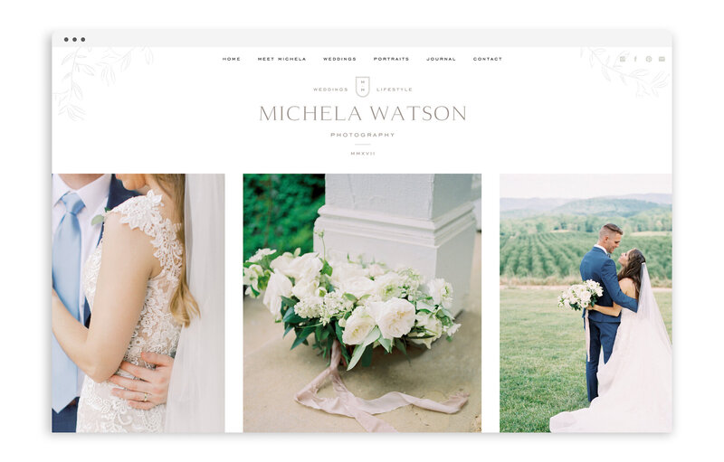 Michela Watson Photography - Custom Brand and Web Design for Fine Art Photographer - With Grace and Gold - Best Showit Website Designer - 15