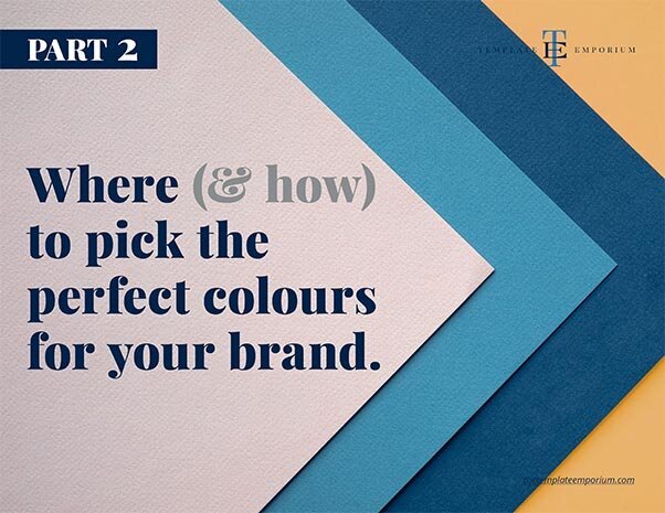 Where to pick brand colours 1 The Template Emporium