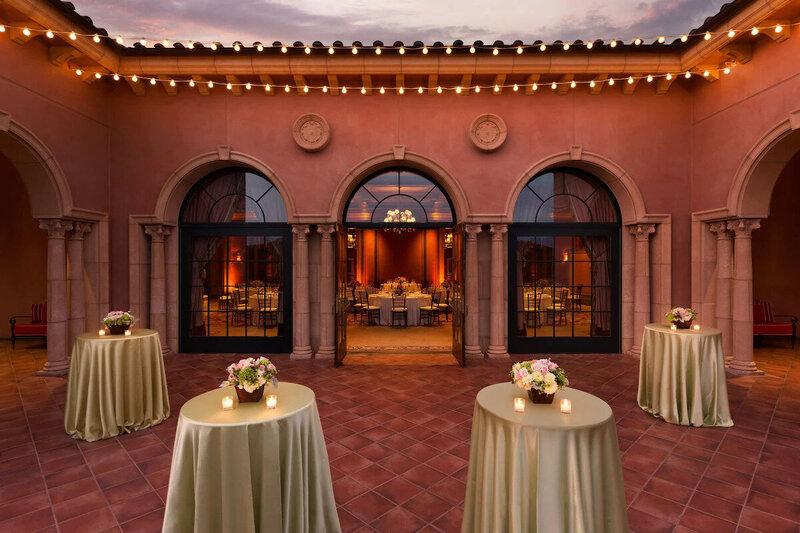 The interior of the schoolhouse at Green Gables Wedding Estate in San Marcos.