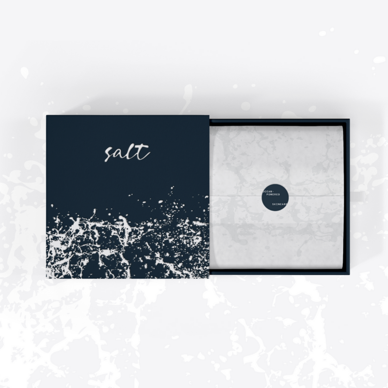 salt skincare packaging design