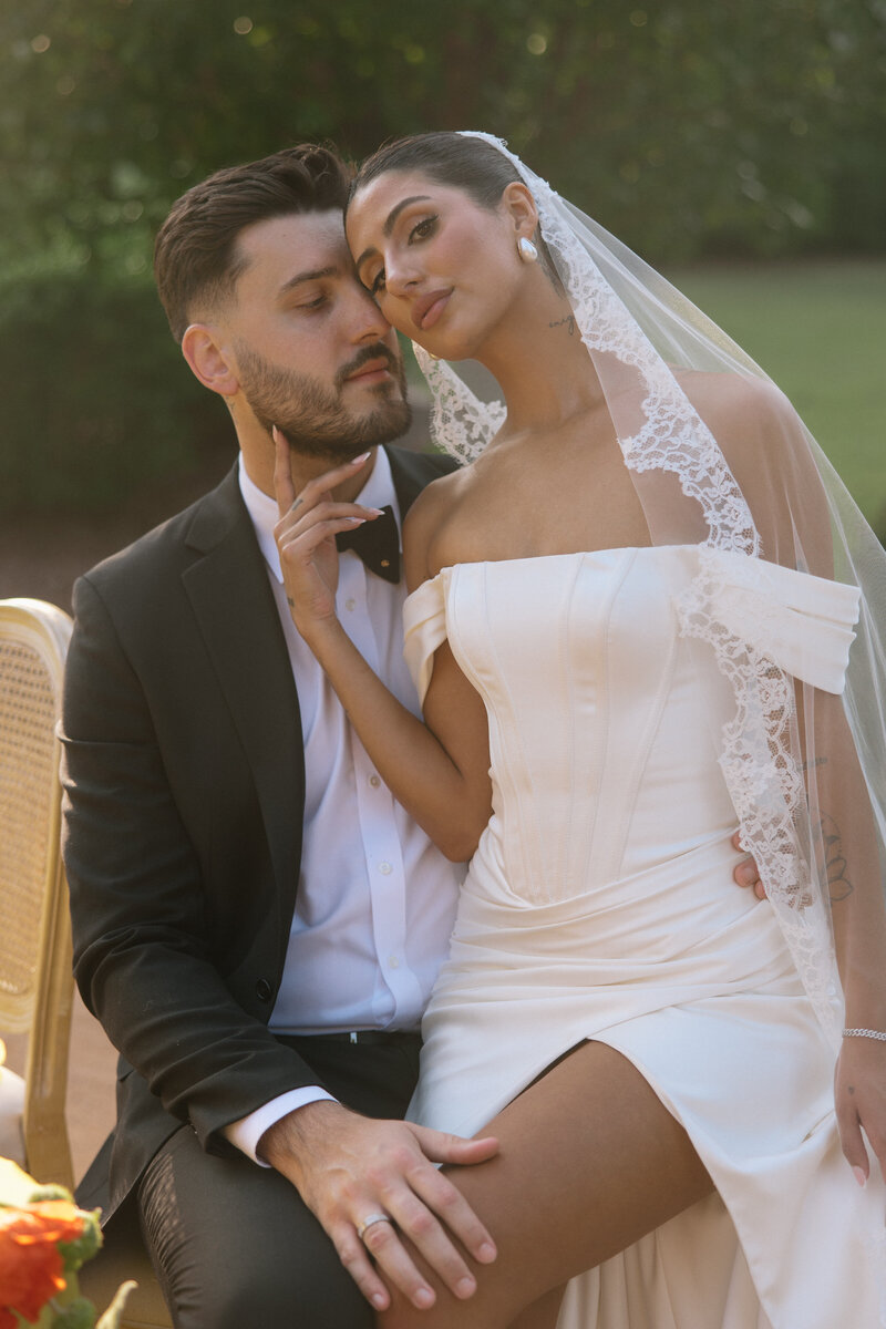 Light Tent Wedding Photo