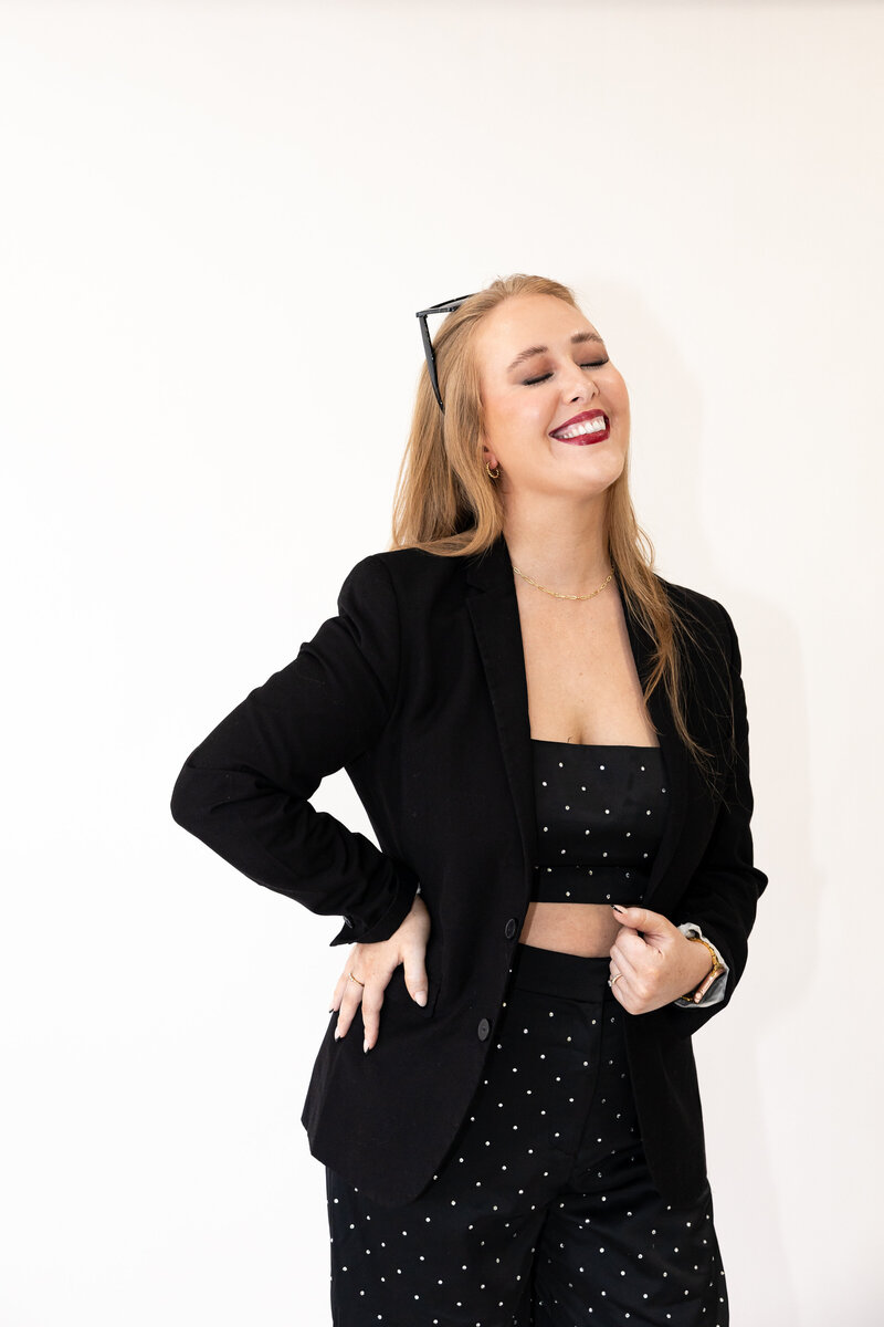 Stephanie Lemes, founder of Milk Made Media, Showit and Shopify web designer
