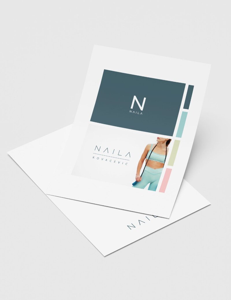 Naila sationary mockup the brand influence portfolio