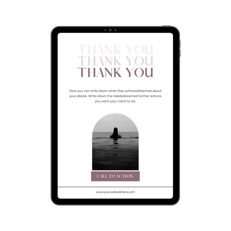 thank you page template air - thenomadgirl