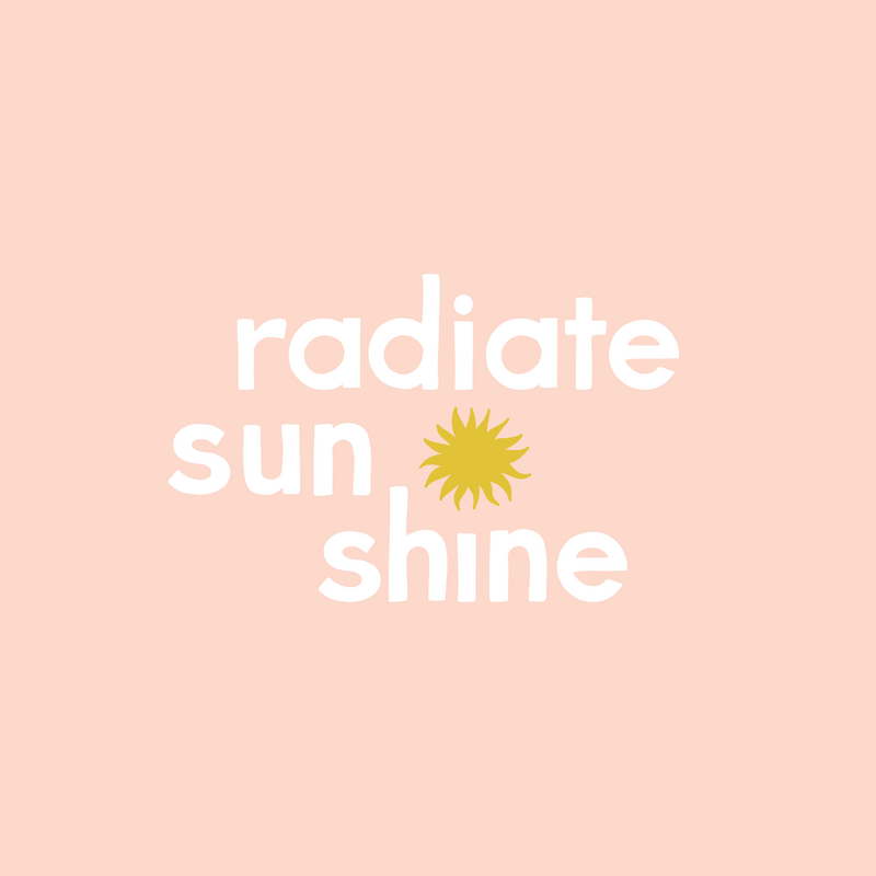 Radiate Sunshine designed by Jen Pace Duran of Pace Creative Design Studio