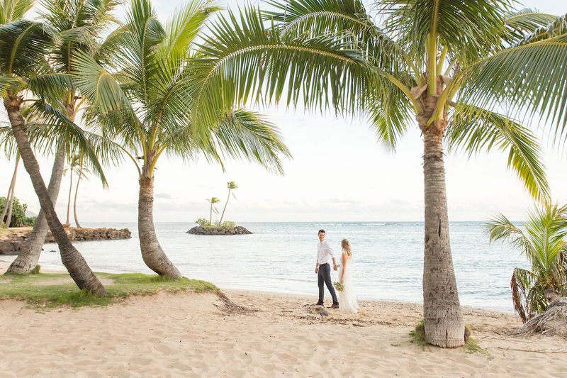 Oahu Beach Wedding Location - Waialae Beach