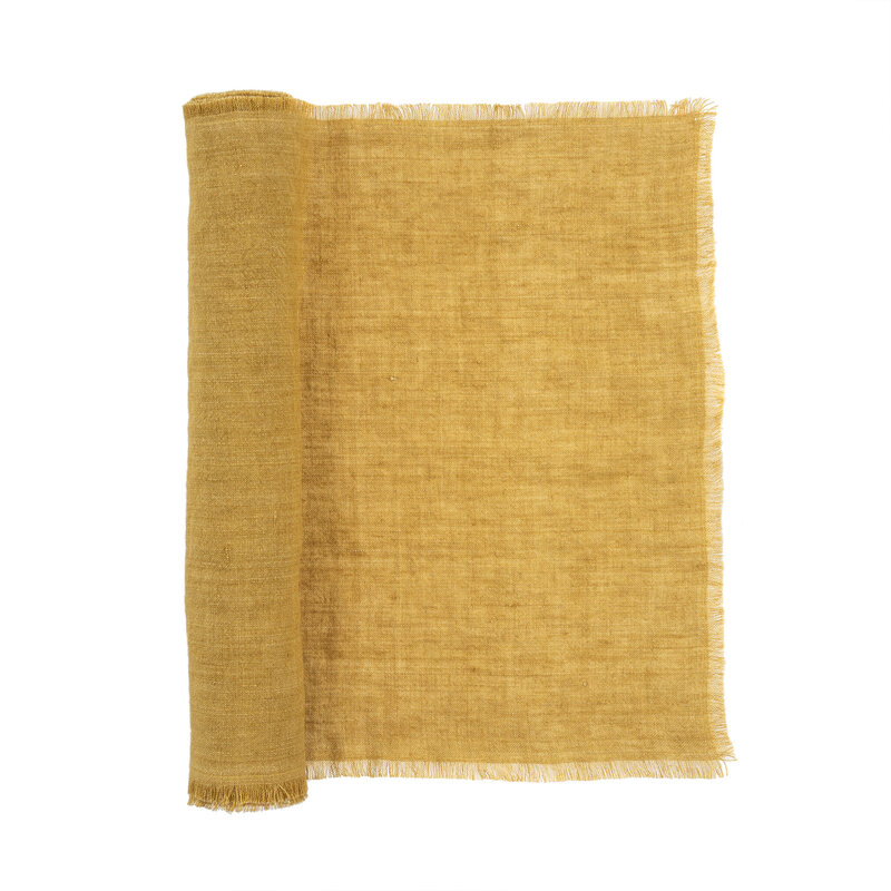 Lina Linen Runner, Honey