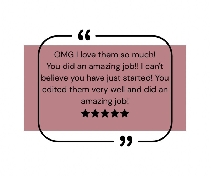 Petal & Pine Photography client review