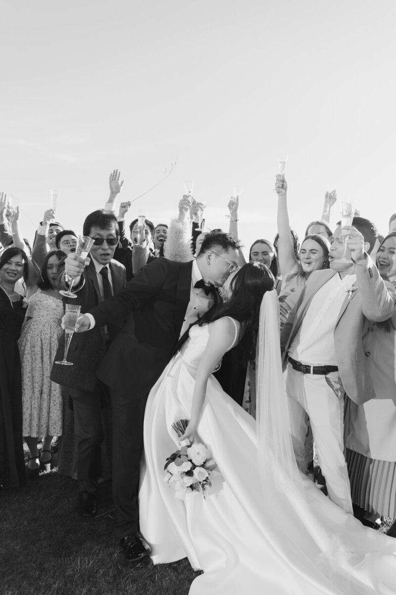 wedding celebration of a couple