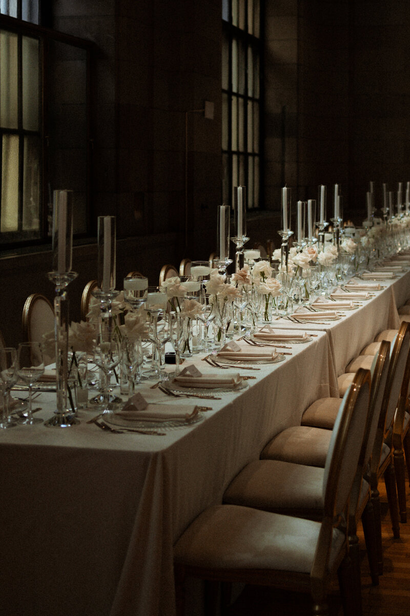 Intimate wedding reception at Crew Collective Café Montreal — Cools Events