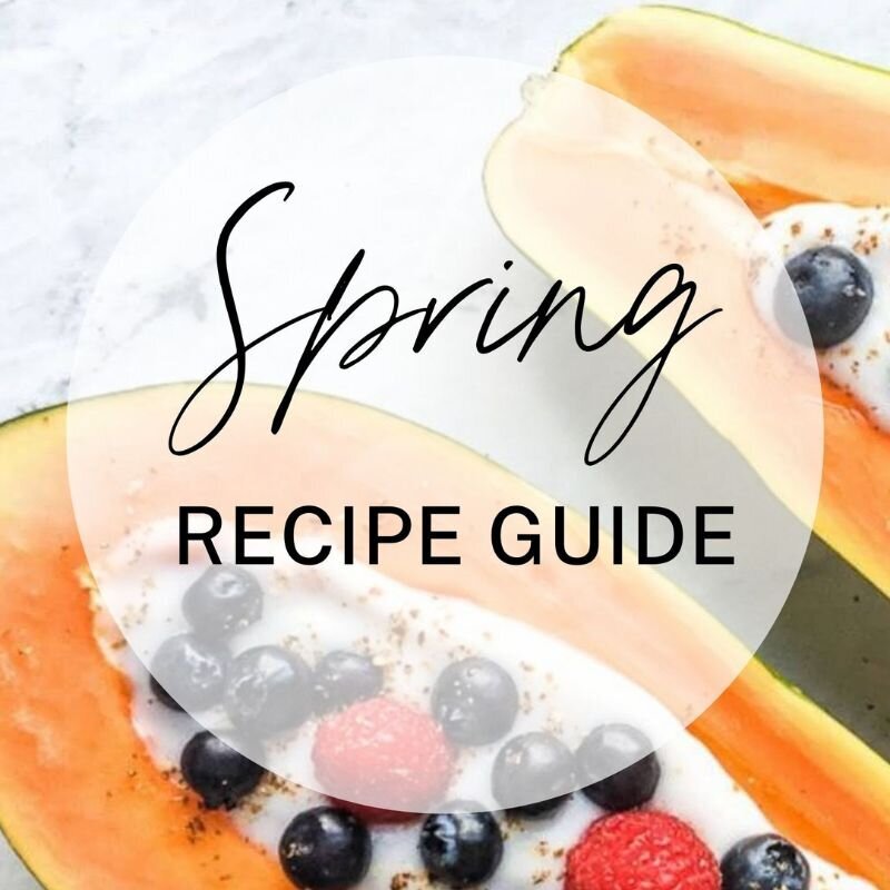 spring reset nutrition challenge smoothie.