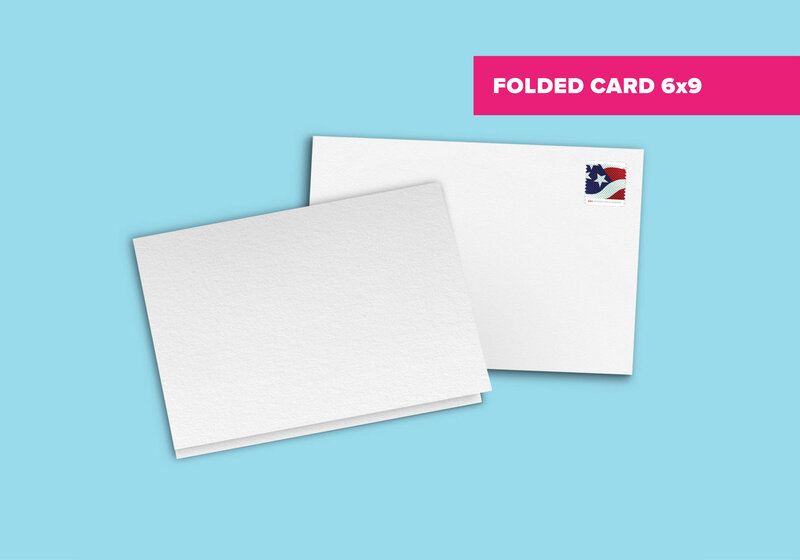 folded card 6x9