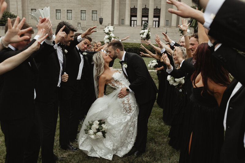 couples dancing in headlights under the stars