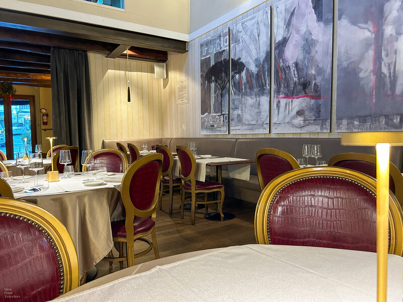 Inside view at Ristorante Alexander in Ravenna, Italy