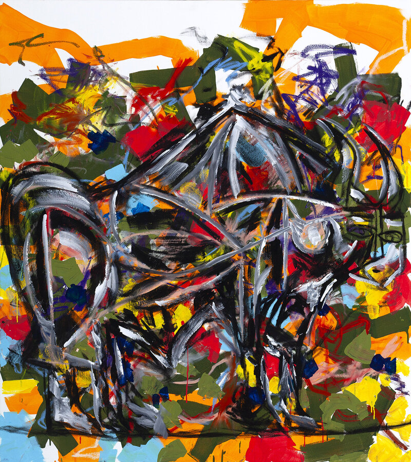 Jordi Mollà Serie HEAVEN 24 2025 Mixed media Canvas.