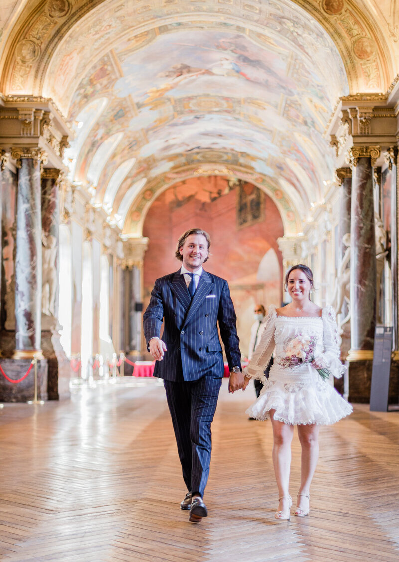 Photo couple mariage Toulouse Mairie