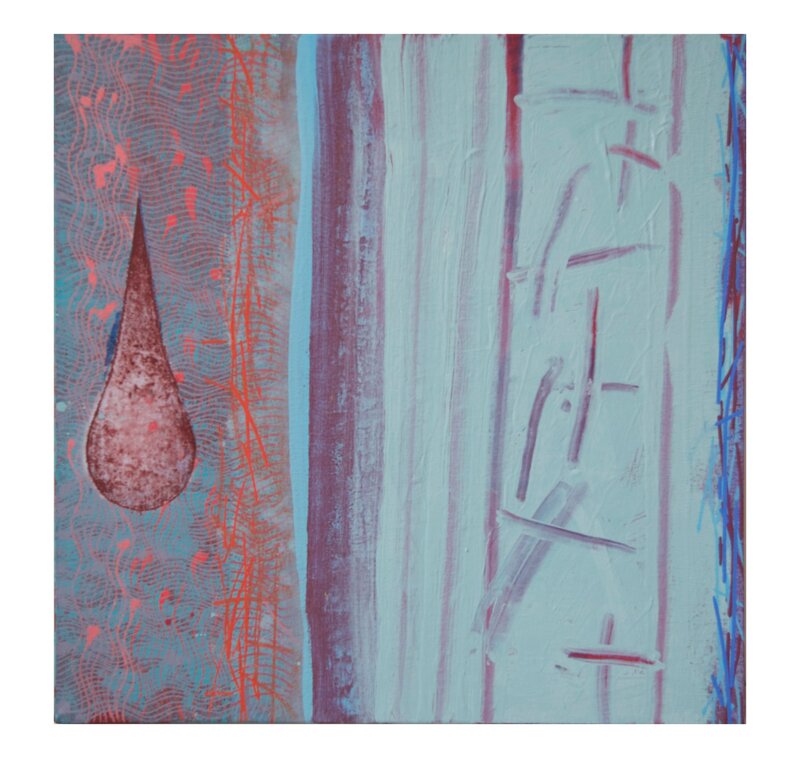 Space is a Dangerous Country 6  2014  oil on canvas 56 x 56 cm