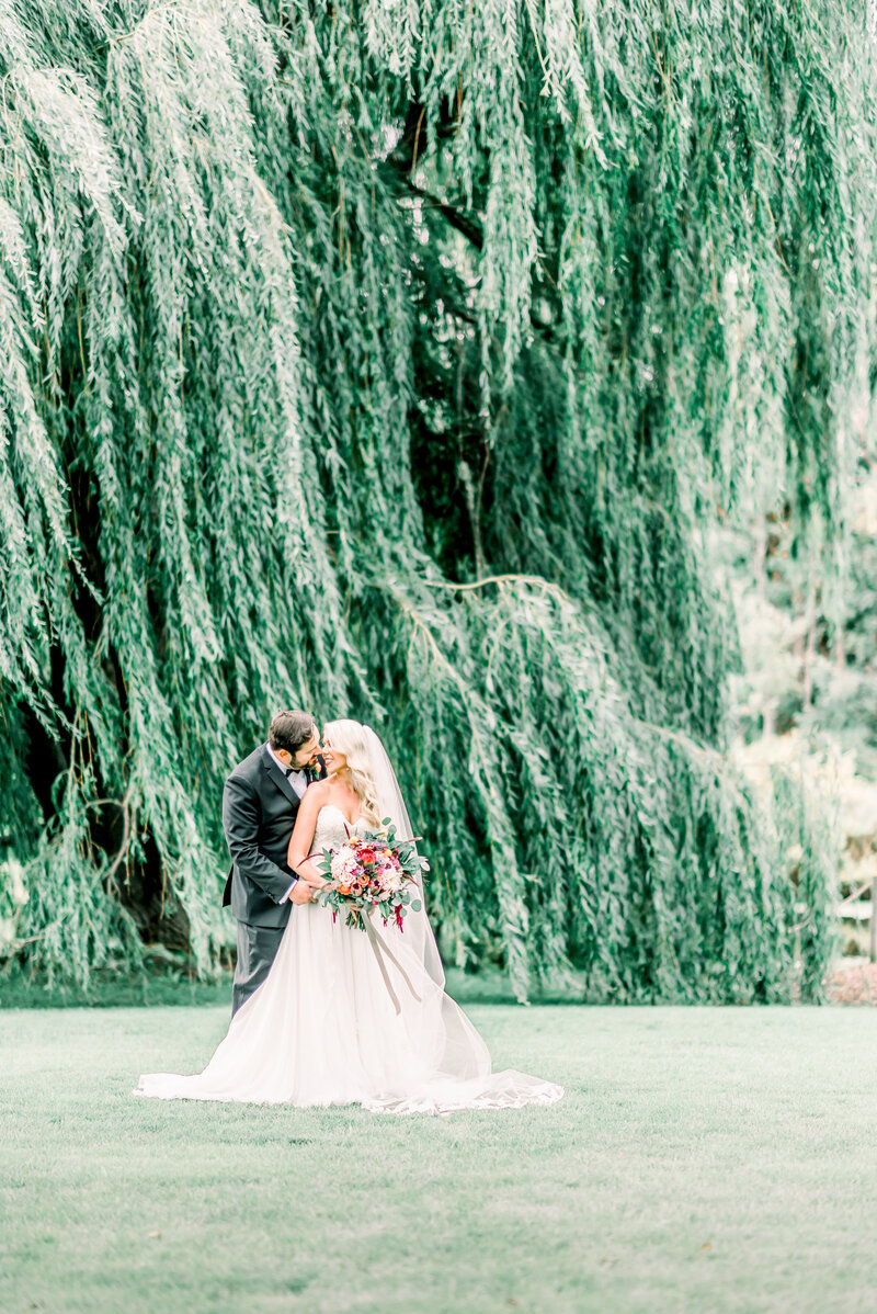 winery outdoor wedding in northern michigan