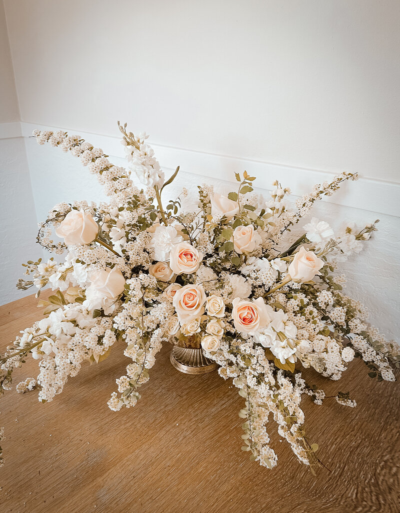 Garden-inspired bridal bouquet by My Beloved Floral in Treasure Valley, Idaho