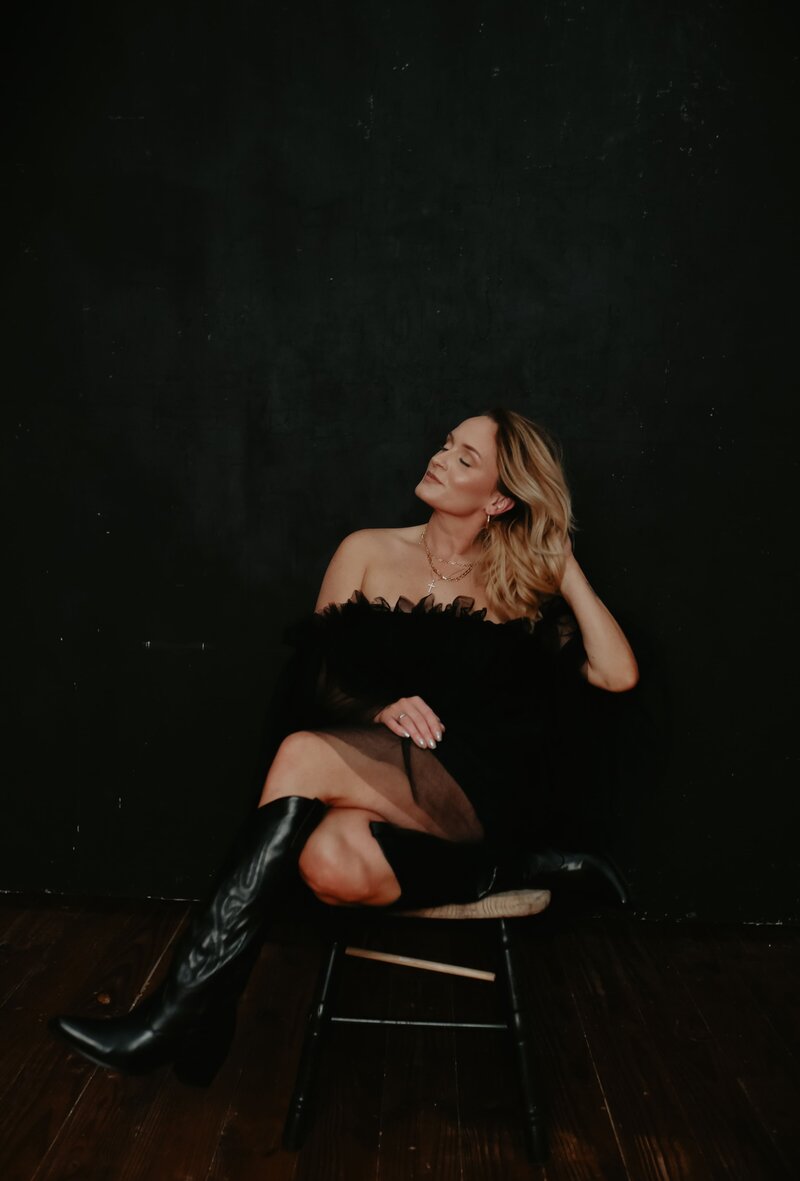 Professional portrait of the owner and top Houston makeup artist at Muse, showcasing expertise in creating stunning bridal looks for Houston weddings and every Houston bride-to-be.