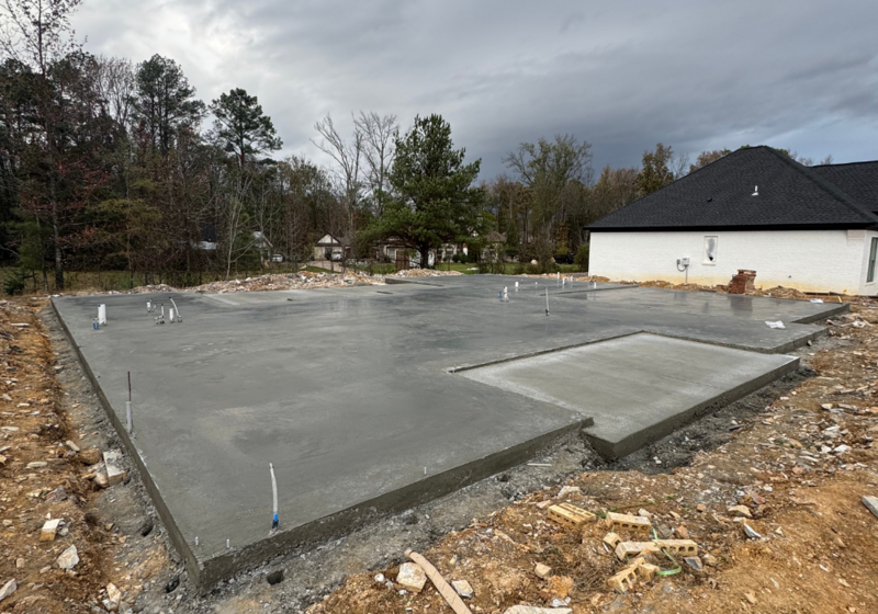 Foundation for new custom home.