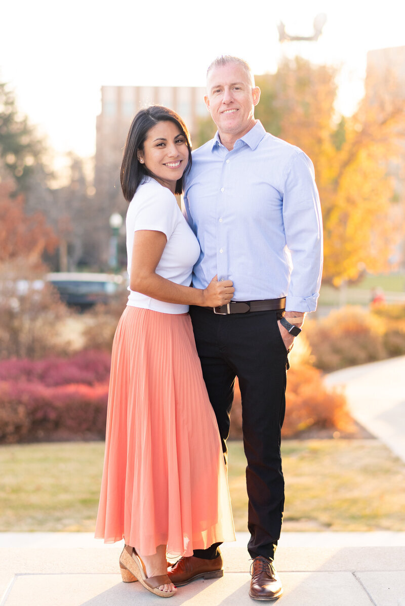 Idaho photographer Tina Ricketts with her husband